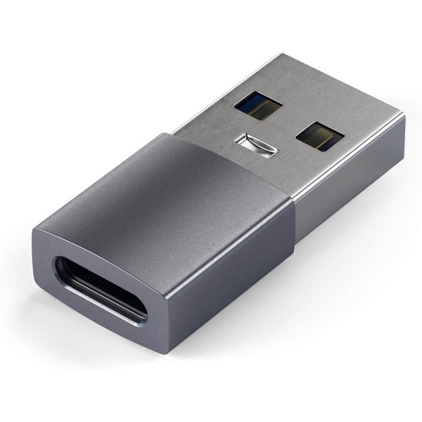 USB-A/USB-C Adapter Space Gray